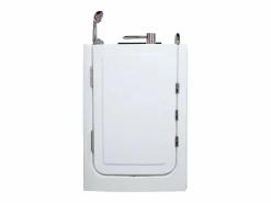 Shower & Design Bañera de hidromasaje con puerta - 1 plaza - 220L - 101,5 x 69 x 99 cm - BARUVA