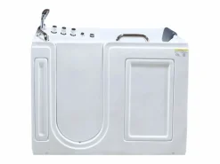 Bañera de hidromasaje con puerta - 1 plaza - 355L - 134,5 x 67,3 x 106 cm - BURAM Bañera De Hidromasaje