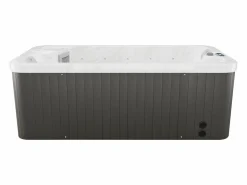 Outlet Bañera de hidromasaje de 2 plazas perlado con cubierta, 18 jets, Ancho 210 x Prof. 110 x Alt. 74 cm, motor BALBOA, TAHITI Bañera De Hidromasaje De Exterior