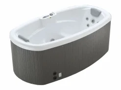 Sale Bañera de hidromasaje de 2 plazas con cubierta, 14 chorros, Ancho 210 x Prof. 110 x Alt. 74 cm, sistema BALBOA, SAMOA IV Bañera De Hidromasaje De Exterior