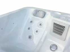 New VOGUE SPA bañera de hidromasaje de exterior para 2 personas de color con 14 jets TAHITI - Sistema BALBOA Blanco