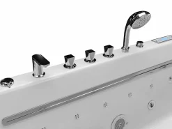Shower & Design Bañera de hidromasaje semi-exenta , 1 plaza, 170 x 58.3 x Prof. 74 cm, KIRANA