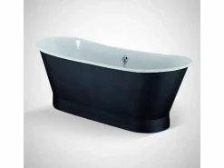 Sale ROGIER & MOTHES Bañera de Hierro COVENTRY Negra 170 cm Blanco