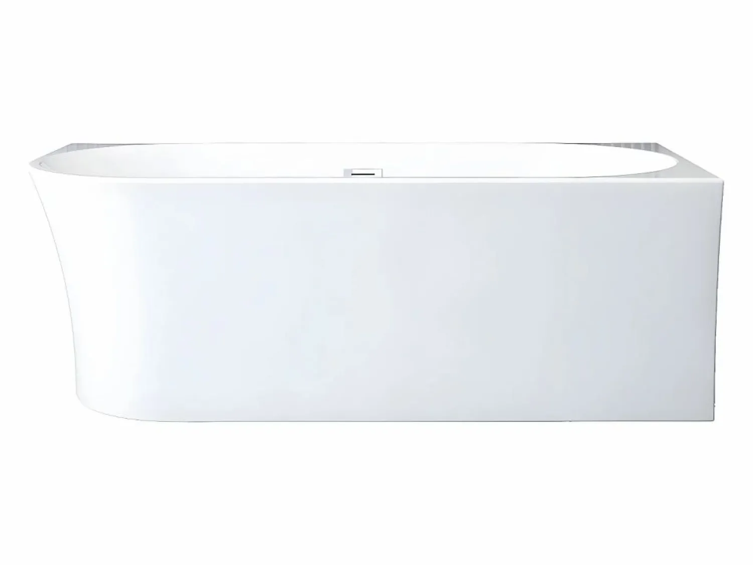 Shower & Design Bañera de ángulo derecho - 201 L - 150 x 75 x 59 cm - - Acrílico - PONTICOLA Blanco