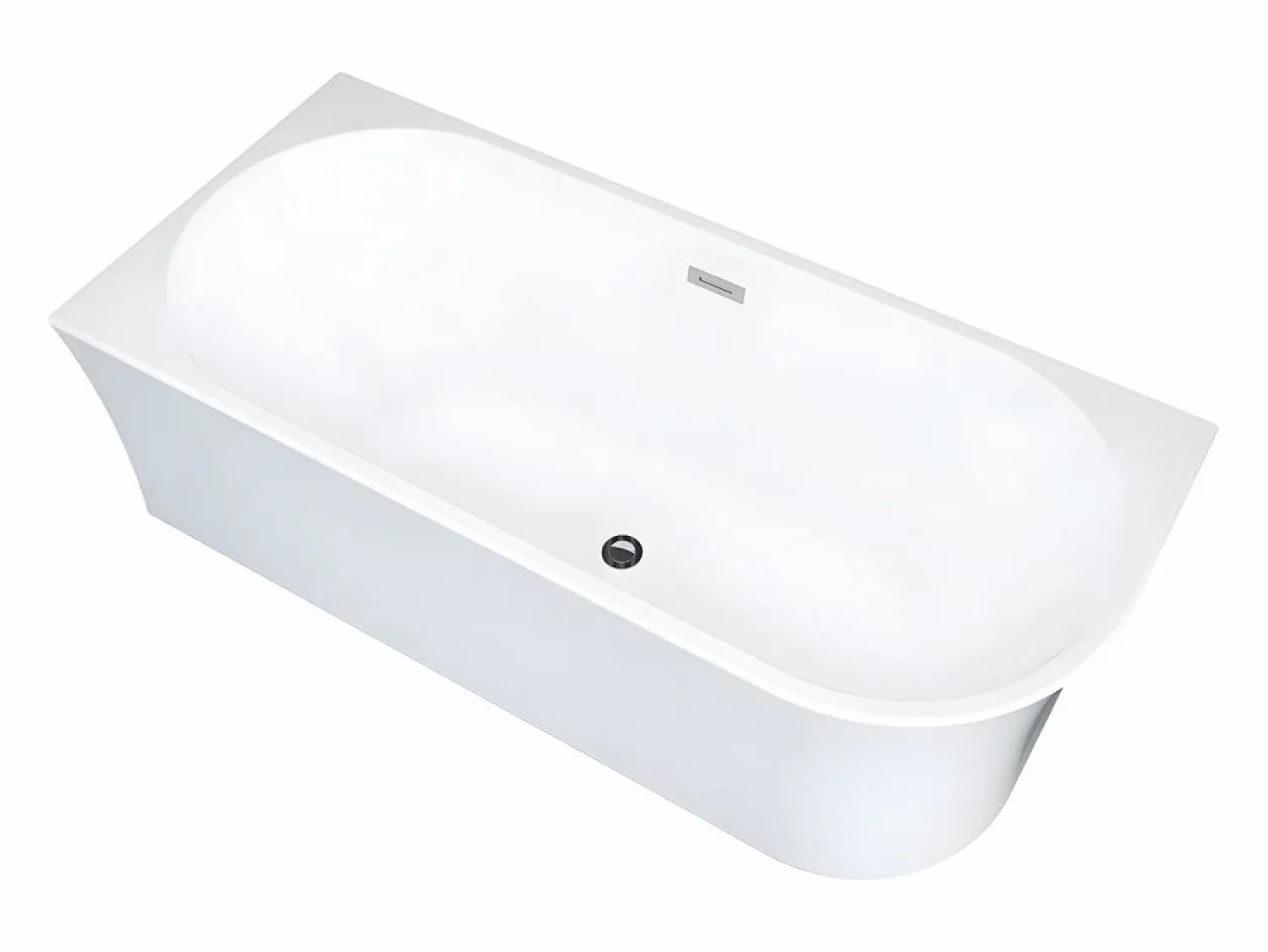 Discount Bañera de ángulo izquierdo - 201 L - 150 x 75 x 59 cm - - Acrílico - PONTICOLA Bañera Rinconera