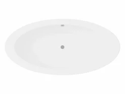 Outlet Bañera de pie ovalada blanca de 206 L, 185 x 91 x 58 cm, MARMATI Bañera Exenta