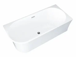 New Shower & Design Bañera ducha con mampara de baño giratoria - 201 L - Ángulo derecho - PONTICOLA Blanco