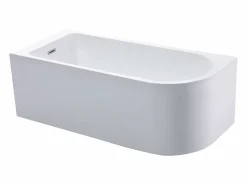 Discount Bañera ducha con toallero, 240 L, ángulo izquierdo, ANIKA Bañera Ducha|Bañera Rinconera