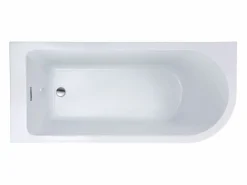 Discount Bañera ducha con toallero, 240 L, ángulo izquierdo, ANIKA Bañera Ducha|Bañera Rinconera