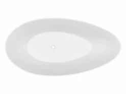 Sale Shower & Design Bañera exenta - 245 L - 160 x 82 x 58 cm - mate - Acrílico - APULIA Blanco