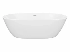 Clearance Bañera exenta blanca - 217 L - acrílico - 180 x 75 x 57 cm - SAROFA Bañera Exenta