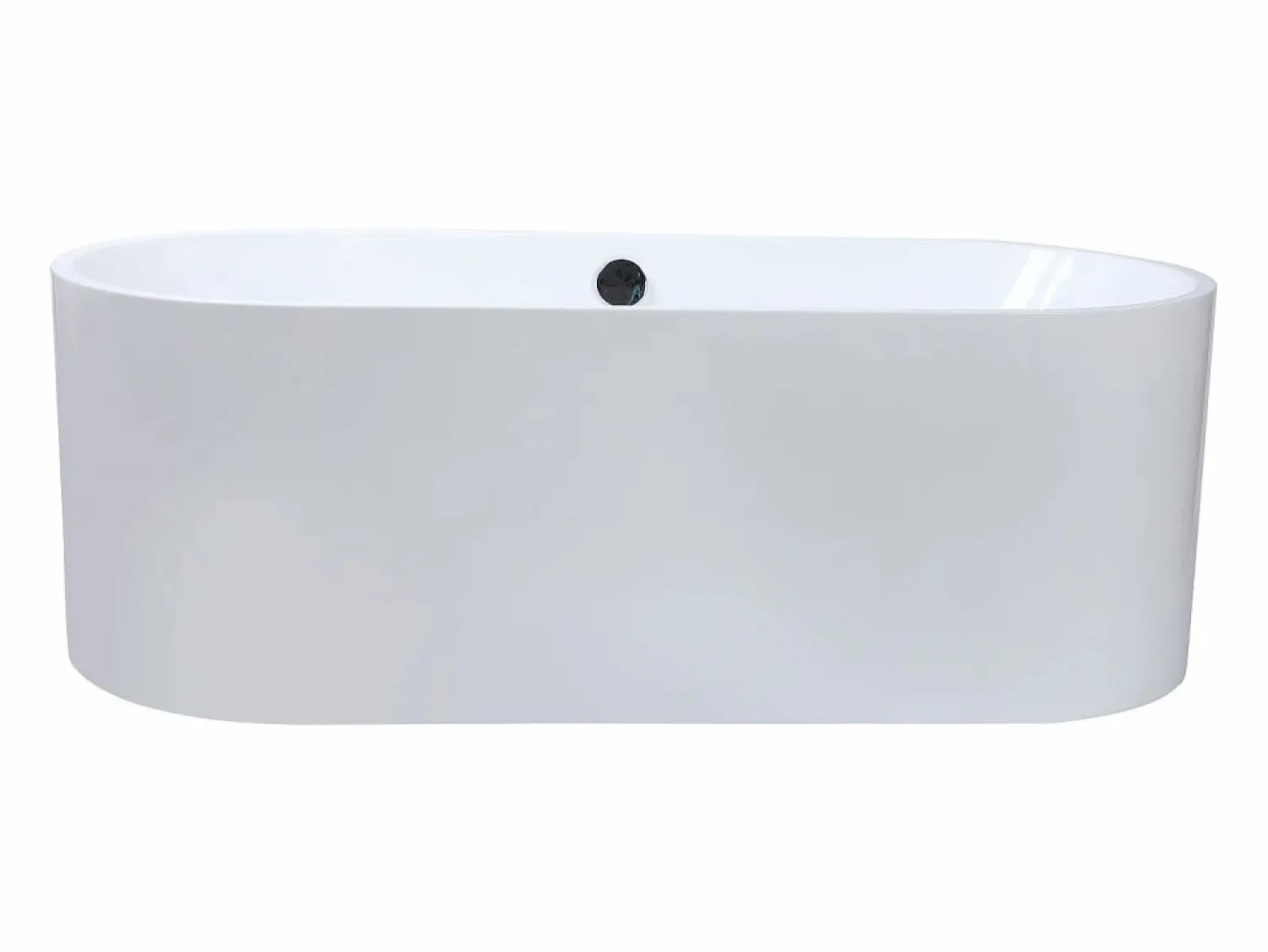Shower & Design Bañera exenta blanca - acrílico - 170 x 75 X 58 cm - KATOUCHA