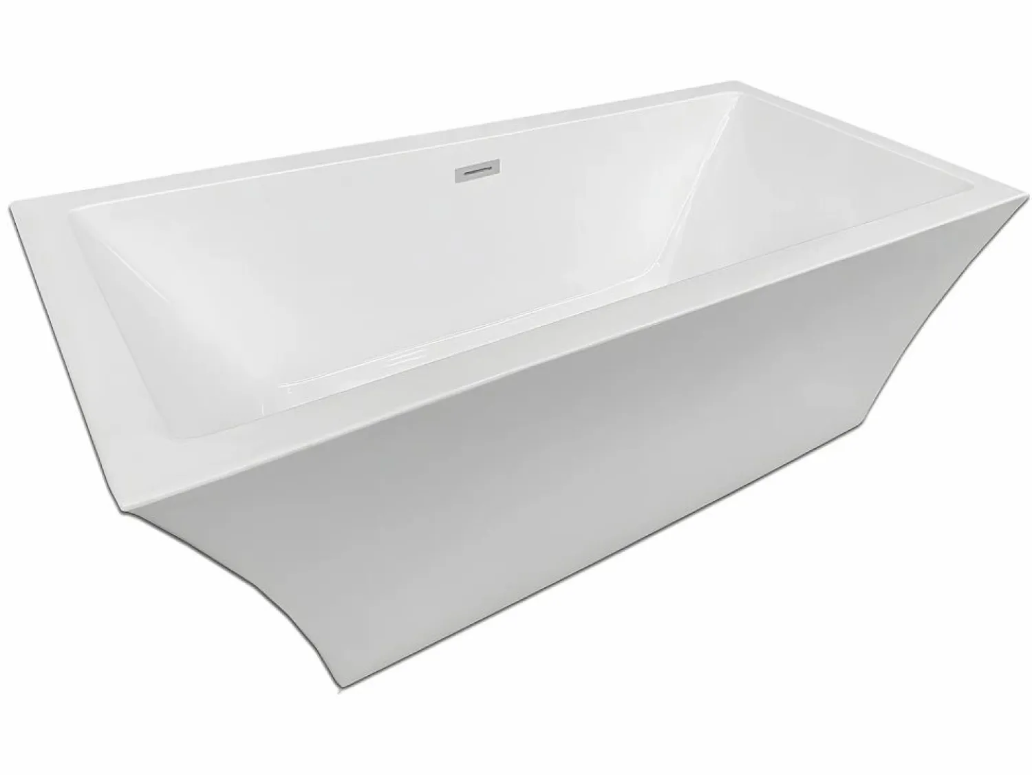 Online ELITESHOPPING Bañera exenta blanca 170 X 80 cm - Heaven Blanco
