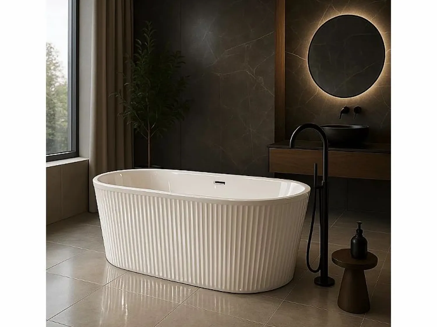 STANO Bañera exenta CORBIN 150 cm