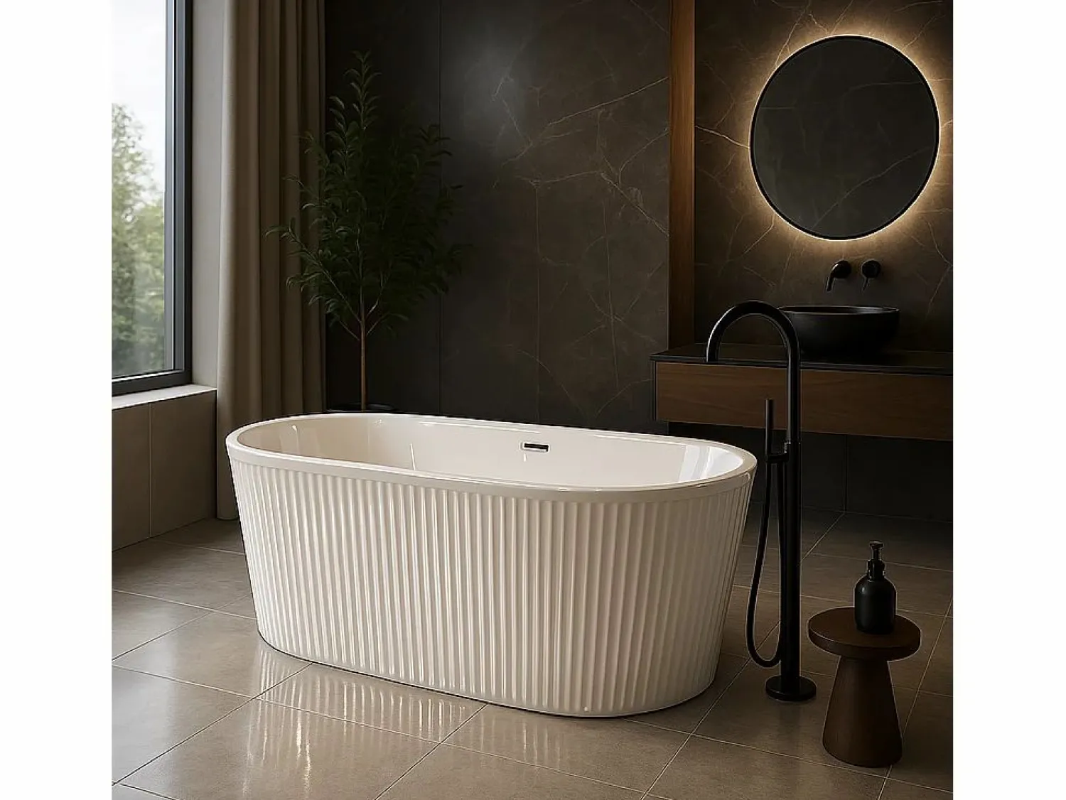 STANO Bañera exenta CORBIN 150 cm