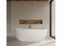 Outlet STANO Bañera exenta DENVER 150 cm Blanco