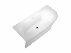 Hot STANO Bañera exenta ELIZABETH 170 cm Angulo a la derecha Blanco