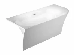 Hot STANO Bañera exenta ELIZABETH 170 cm Angulo a la derecha Blanco