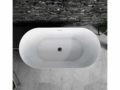 New STANO Bañera exenta LISBON 170 cm Mate Blanco