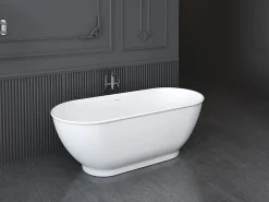 Discount Bañera exenta ovalada - 240 L - 170 x 75 x 60 cm - - Acrílico - MOBULA Bañera Exenta