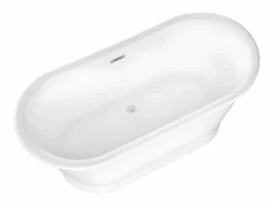 New Bañera exenta ovalada - estilo retro - 180 L - 150 x 74 x 63 cm - - Acrílico - PELMATO Bañera Exenta