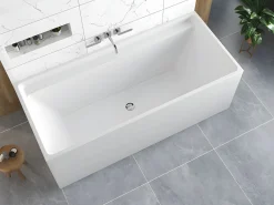Shower & Design Bañera exenta rectangular - 280 L - 170 x 75 x 60 cm - - Acrílico - ASPIUS