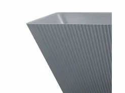 New Bañera exenta rectangular de 170x75 cm gris mate Arkoi Moon Multicolor