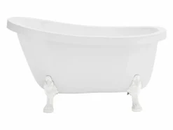 Outlet Bañera exenta retro - 200 L - 145 x 4 x 77 cm - y patas blancas - NISOS Bañera Con Patas