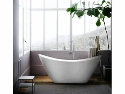 New Bañera Freestanding ovalada de diseño moderno Instalación libre Siro Multicolor