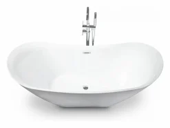 New Bañera Freestanding ovalada de diseño moderno Instalación libre Siro Multicolor
