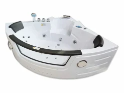 Outlet Bañera hidromasaje 140 x 140 cm Bomba doble y Calentador 20 jets - Camelia Bañera De Hidromasaje|Bañera Rinconera