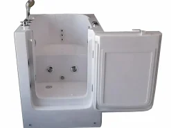 Best Bañera hidromasaje con puerta 93 x 83 x h100 cm - Lavander Bañera Rinconera