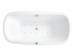 Sale Shower & Design Bañera hidromasaje SIRGAO 155L 150x75x56 cm Negro