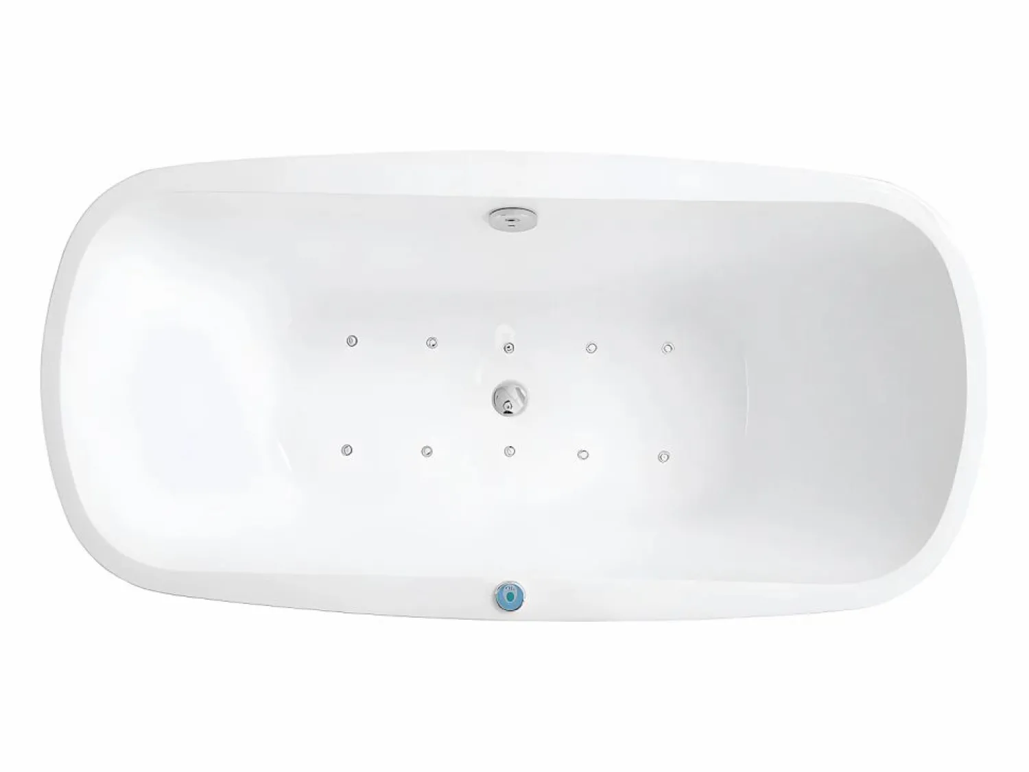 Sale Shower & Design Bañera hidromasaje SIRGAO 155L 150x75x56 cm Negro