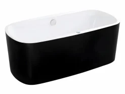 Sale Shower & Design Bañera hidromasaje SIRGAO 155L 150x75x56 cm Negro