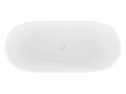 Shower & Design Bañera independiente blanca - 360 L - Acrílico - 190 x 89 x 72 cm - BORAZA
