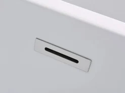 Clearance Bañera independiente ovalada negra de acrílico, 238L, 170 x 80 x 58 cm, NICA Bañera Exenta