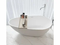 Online STANO Bañera moderna Solid Surface HELSINKI exenta 170 cm Blanco
