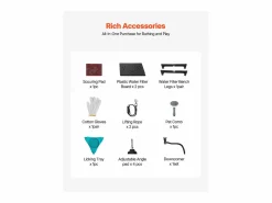 Clearance Bañera para Perros SucceBuy, Animales de Compañía Acero Inoxidable 127,5cm, Rampita de Puerta Izquierda Plateado