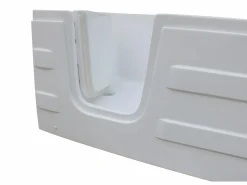 Shower & Design Bañera rinconera con puerta SERVEE - 235L - 170x76x62 cm - ángulo izquierdo - sifón