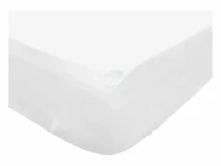 New Soleil d'ocre Bajera ajustable de algodón 140x190 cm PERCALE Blanco