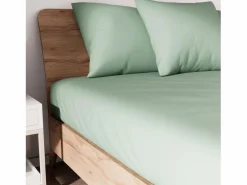 Outlet Soleil d'ocre Bajera ajustable de algodón 160x200 cm JERSEY agua Verde