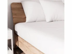 Clearance Soleil d'ocre Bajera ajustable de algodón 90x190 cm JERSEY Blanco