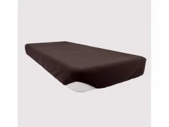 Soleil d'ocre Bajera ajustable de algodón 90x190 cm JERSEY castaño