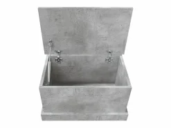 Hot Baúl almacenaje madera contrachapada hormigón 50x30x28 cm Baúl Y Arcón