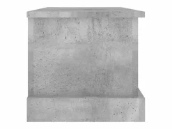 Hot Baúl almacenaje madera contrachapada hormigón 50x30x28 cm Baúl Y Arcón