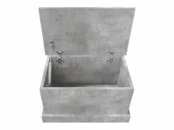 Hot Baúl almacenaje madera contrachapada hormigón 50x30x28 cm Baúl Y Arcón