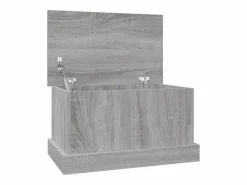 vidaxl Baúl almacenaje madera contrachapada sonoma 50x30x28 cm