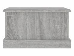 vidaxl Baúl almacenaje madera contrachapada sonoma 50x30x28 cm