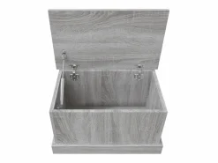 vidaxl Baúl almacenaje madera contrachapada sonoma 50x30x28 cm